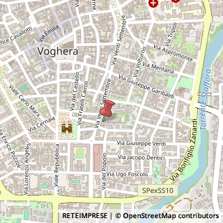 Mappa Via XX Settembre, 82, 27058 Voghera PV, Italia, 27058 Voghera, Pavia (Lombardia)
