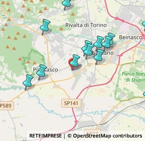 Mappa Via Adige, 10045 Piossasco TO, Italia (5.7225)