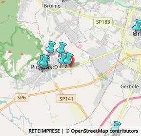 Mappa Via Monte Rosa, 10045 Piossasco TO, Italia (2.45833)