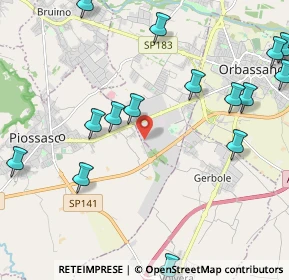 Mappa Via Adige, 10045 Piossasco TO, Italia (2.692)