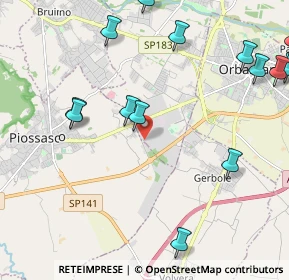 Mappa Via Adige, 10045 Piossasco TO, Italia (2.735)