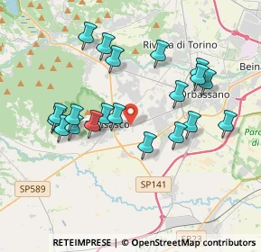 Mappa Strada provinciale Torino, 10045 Piossasco TO, Italia (3.704)