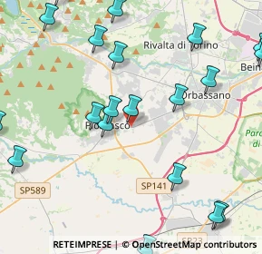 Mappa Strada provinciale Torino, 10045 Piossasco TO, Italia (5.567)