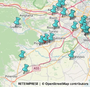 Mappa Strada provinciale Torino, 10045 Piossasco TO, Italia (10.2995)