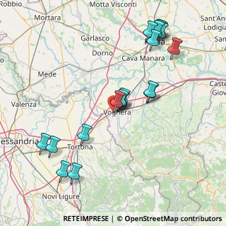 Mappa Via Luigi Einaudi, 27058 Voghera PV, Italia (17.43111)
