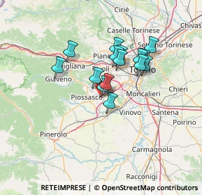 Mappa Via Monviso, 10040 Volvera TO, Italia (10.422)