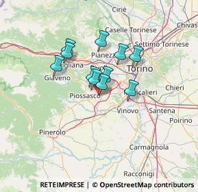 Mappa Via Monviso, 10040 Volvera TO, Italia (9.40273)