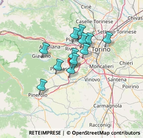 Mappa Via Monviso, 10040 Volvera TO, Italia (9.55333)