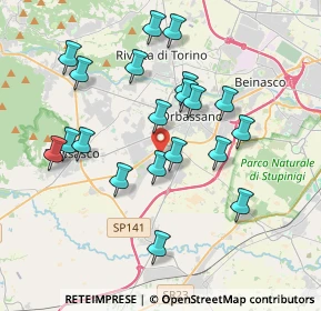 Mappa Via Monviso, 10040 Volvera TO, Italia (3.6775)