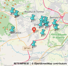 Mappa Via Monviso, 10040 Volvera TO, Italia (3.83214)