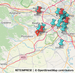 Mappa Via Monviso, 10040 Volvera TO, Italia (9.569)