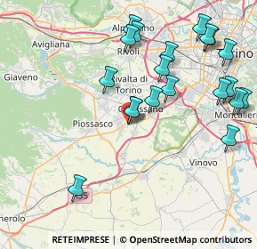 Mappa Via Monviso, 10040 Volvera TO, Italia (8.9665)