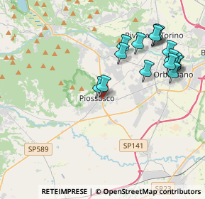 Mappa Via Gabelli, 10045 Piossasco TO, Italia (4.33063)