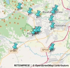 Mappa Via Gabelli, 10045 Piossasco TO, Italia (4)