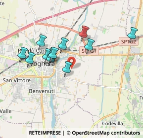 Mappa Str. Cà Bianca, 27058 Voghera PV, Italia (1.685)