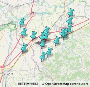 Mappa Str. Cà Bianca, 27058 Voghera PV, Italia (6.19444)