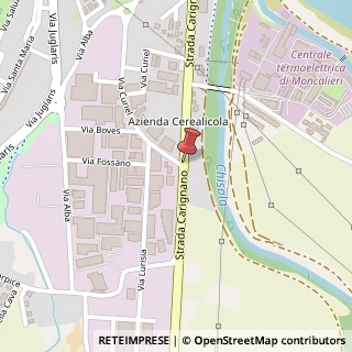 Mappa Via Eugenio Curiel,  3, 10024 Moncalieri, Torino (Piemonte)