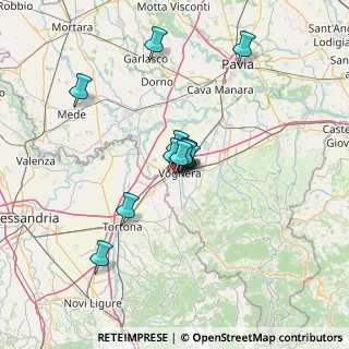 Mappa Strada Mezzana, 27058 Voghera PV, Italia (9.96167)