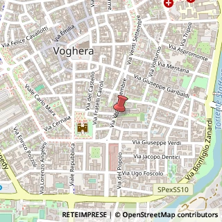 Mappa Via XX Settembre, 82, 27058 Voghera, Pavia (Lombardia)