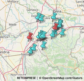 Mappa Via Francesco Carlone, 27058 Voghera PV, Italia (9.5925)