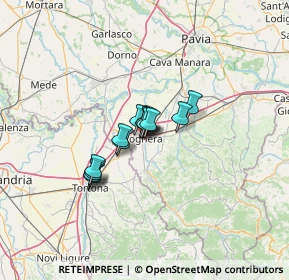 Mappa Via Francesco Carlone, 27058 Voghera PV, Italia (7.19214)