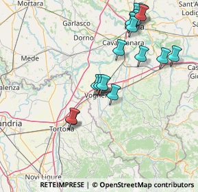 Mappa Via Francesco Carlone, 27058 Voghera PV, Italia (15.54563)