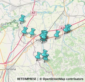 Mappa Via Francesco Carlone, 27058 Voghera PV, Italia (4.99929)