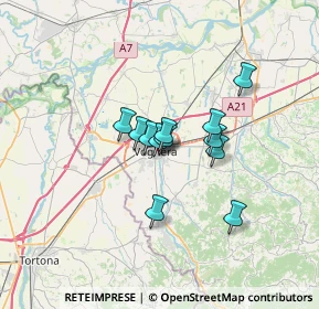 Mappa Via Francesco Carlone, 27058 Voghera PV, Italia (4.2925)