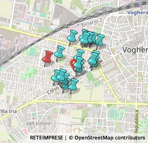 Mappa Via Toscana, 27058 Voghera PV, Italia (0.277)