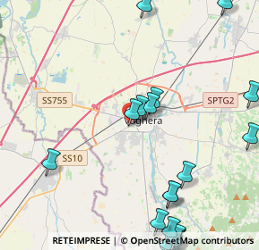 Mappa Via Toscana, 27058 Voghera PV, Italia (5.9355)