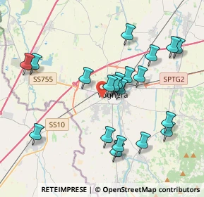 Mappa Via Toscana, 27058 Voghera PV, Italia (3.9395)