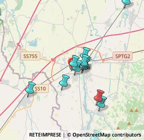 Mappa Via Toscana, 27058 Voghera PV, Italia (3.90385)