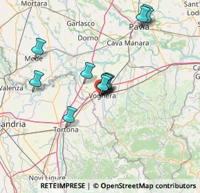 Mappa Via Toscana, 27058 Voghera PV, Italia (11.95333)