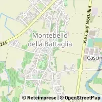 Mapa Montebello della Battaglia