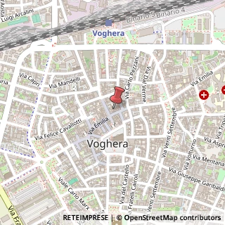 Mappa Via Emilia, 100, 27058 Voghera, Pavia (Lombardia)