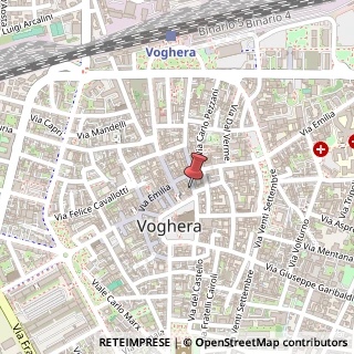 Mappa Via San Lorenzo, 15, 27058 Voghera, Pavia (Lombardia)