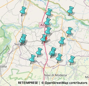 Mappa 46020 Pegognaga MN, Italia (7.45188)