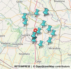 Mappa 46020 Pegognaga MN, Italia (11.51429)