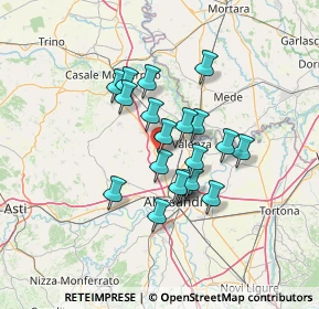 Mappa Via Giacomo Matteotti, 15046 San Salvatore Monferrato AL, Italia (10.4255)