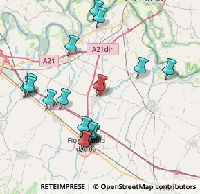 Mappa Via Besenzone, 29016 Cortemaggiore PC, Italia (8.409)