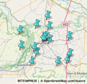 Mappa 46029 Suzzara MN, Italia (6.32563)