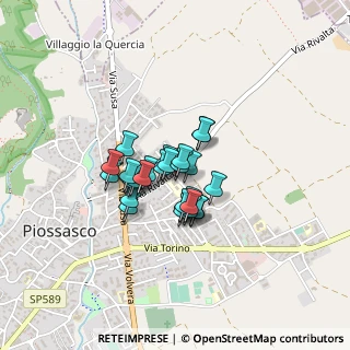 Mappa Via Cumiana, 10045 Piossasco TO, Italia (0.25357)