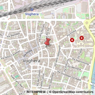 Mappa Via Giuseppe Mazzini, 14, 27058 Voghera, Pavia (Lombardia)