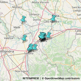 Mappa Via Ugo Bassi, 27058 Voghera PV, Italia (7.21294)
