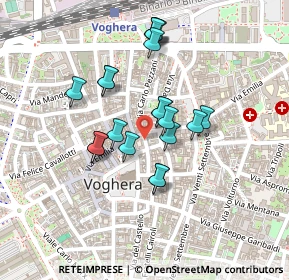 Mappa Via Emilia, 27058 Voghera PV, Italia (0.1885)