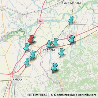 Mappa Via San Lorenzo, 27058 Voghera PV, Italia (7.202)