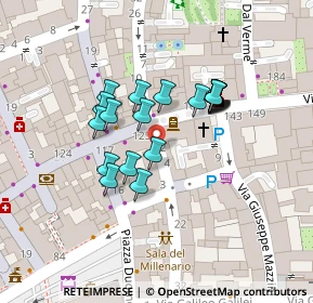 Mappa Via Topia, 27058 Voghera PV, Italia (0.043)