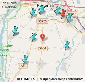 Mappa Località Gramigna, 29027 Podenzano PC, Italia (4.89364)