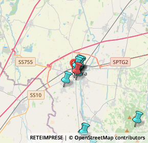 Mappa Piazza Fratelli Bandiera, 27058 Voghera PV, Italia (3.71133)