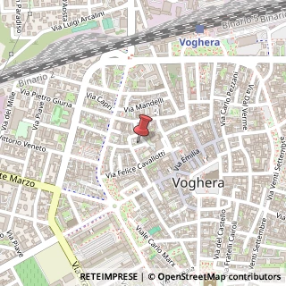 Mappa Piazza Fratelli Bandiera, 27058 Voghera PV, Italia, 27058 Voghera, Pavia (Lombardia)